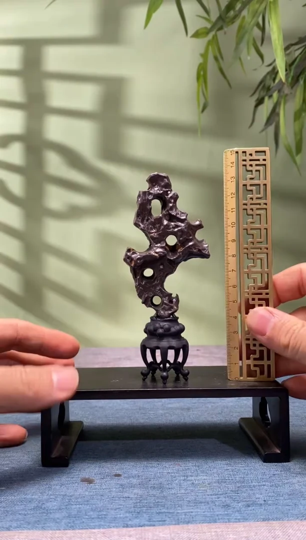 石材树脂底座 石头是青州玲珑石