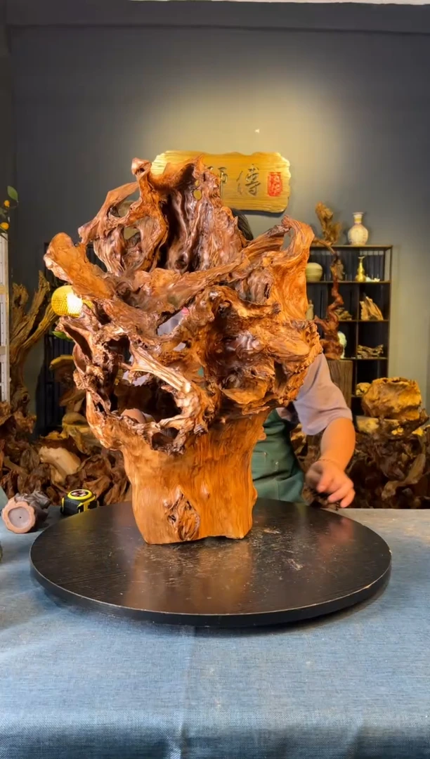 木卢师傅根艺作品（不包含人物摆件）