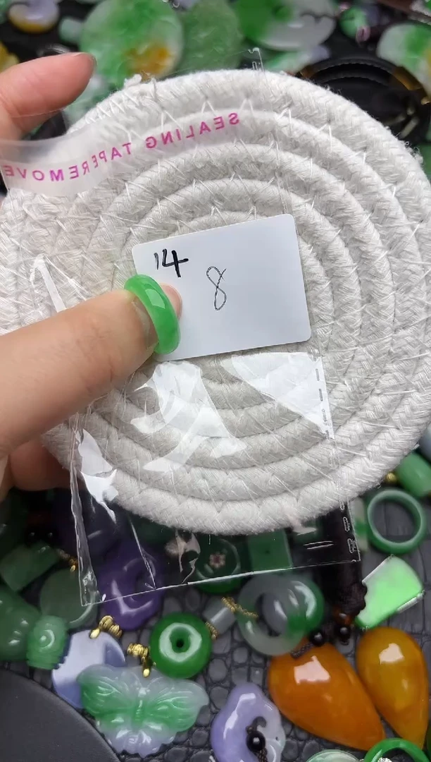 颈饰未镶嵌翡翠深****品缅甸翡翠吊坠