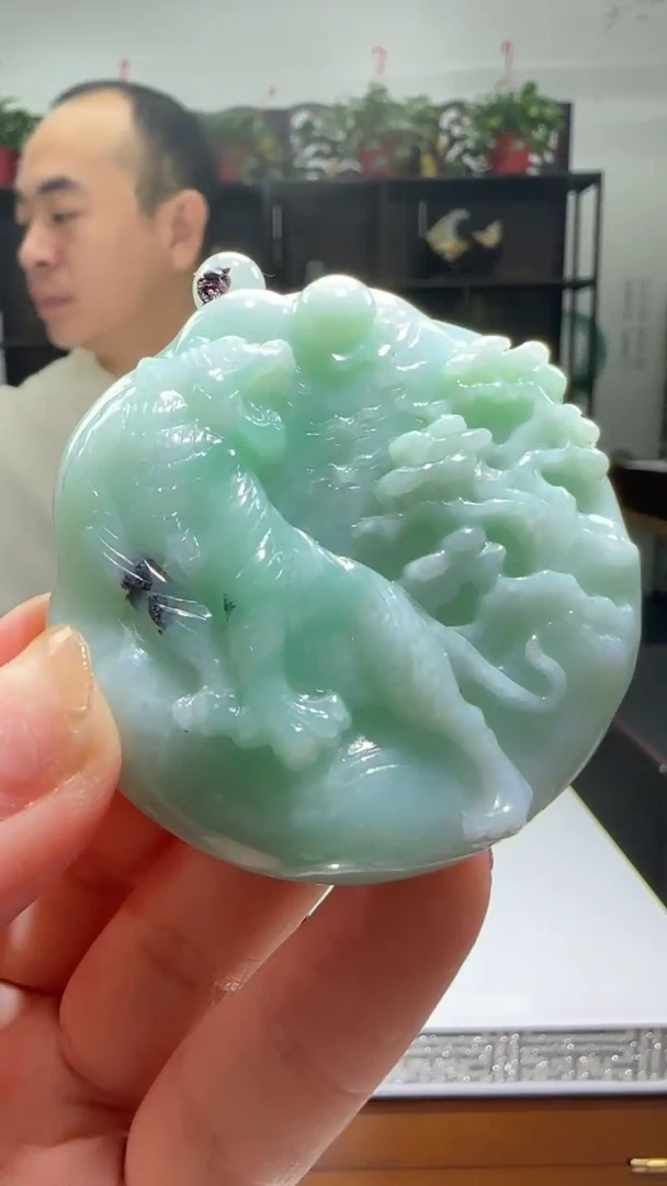 【闪购商品】翡翠颈饰未镶嵌天然翡翠A货吊坠