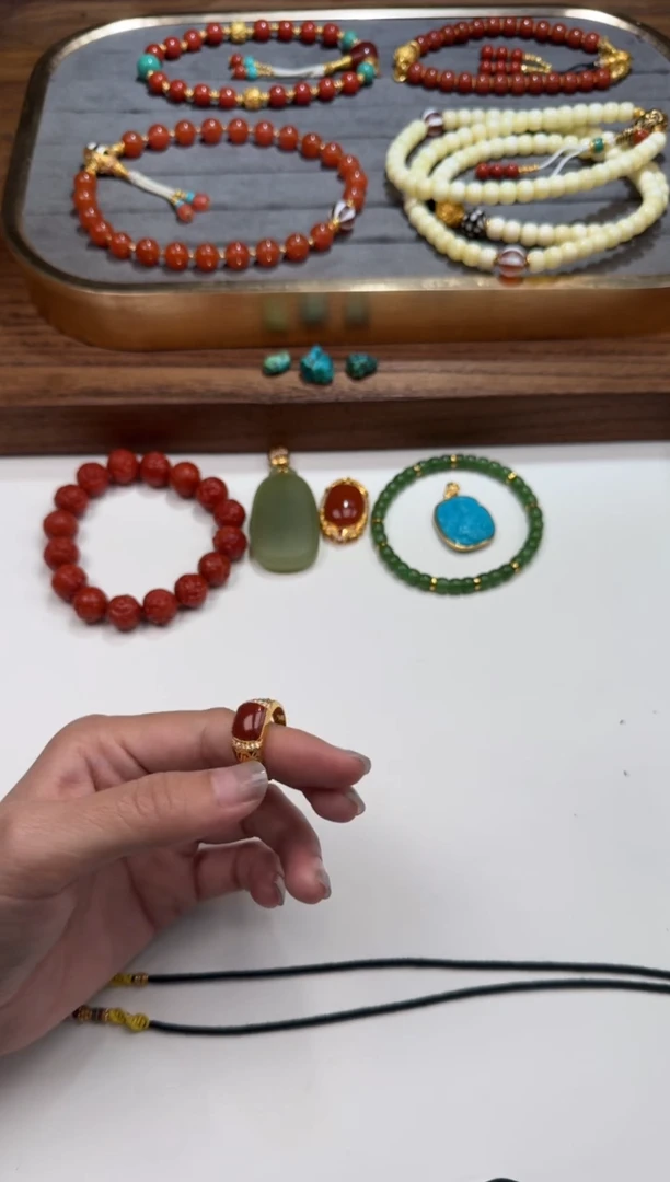 未镶嵌配饰配饰南红玛瑙守****～手串手串