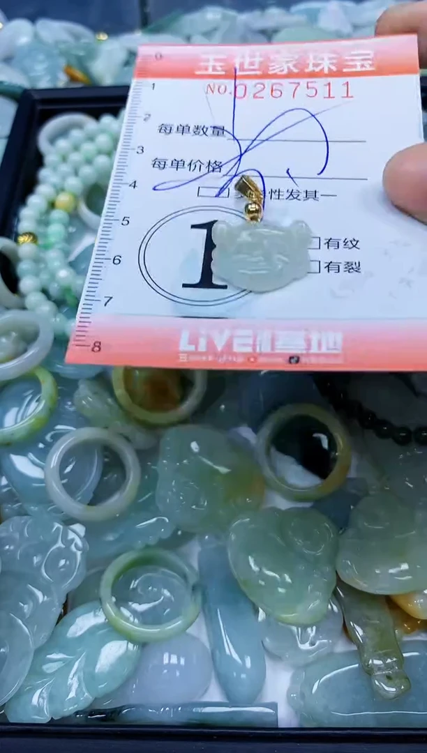 翡翠未镶嵌颈饰闪购0267511多样性发其一