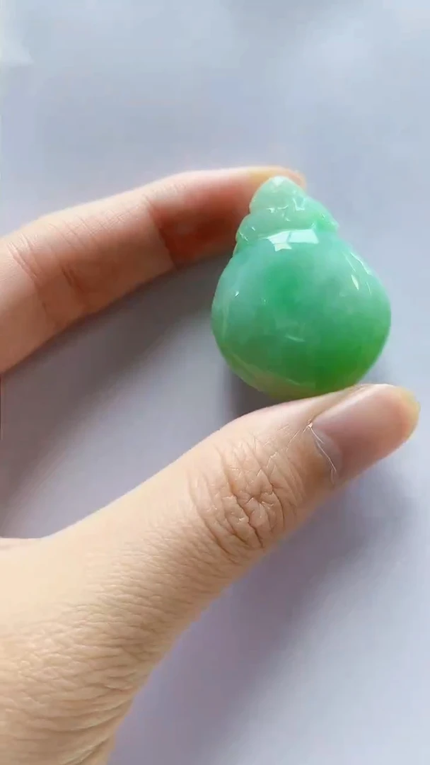 未镶嵌定制翡翠5145zm-毛货挂件20寿桃