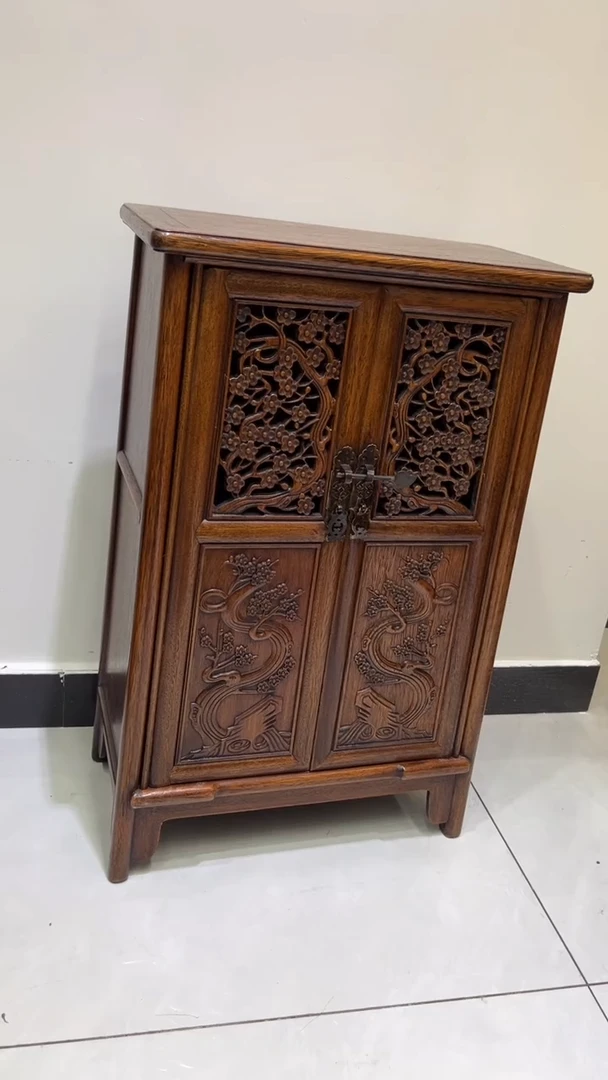 【闪购商品】木梅花雕刻面条柜