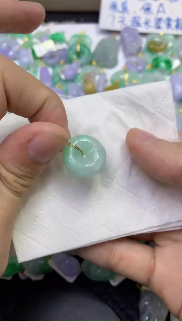 颈饰未镶嵌翡翠天然缅甸A货翡翠