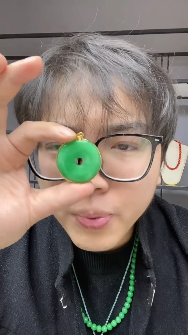 【闪购商品】翡翠颈饰合金平安扣35