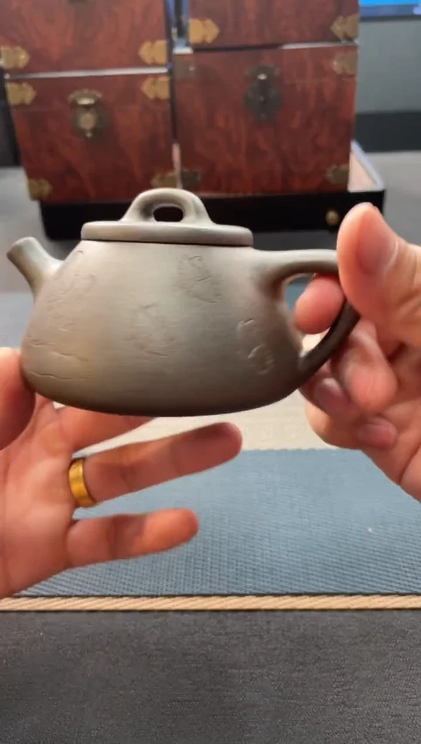 紫砂茶宠48手工紫砂壶