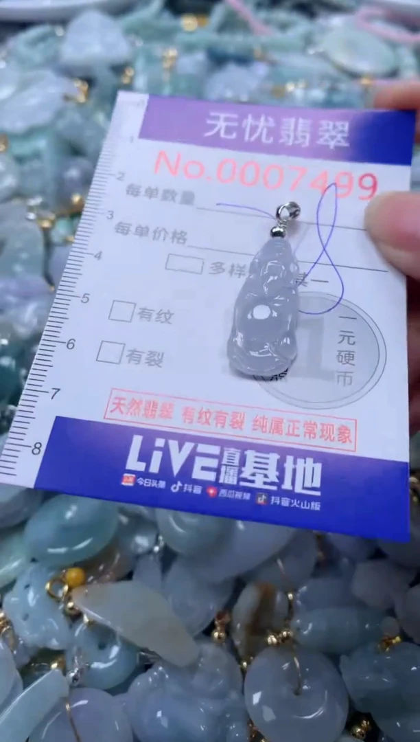 翡翠未镶嵌吊坠(不含链)7499