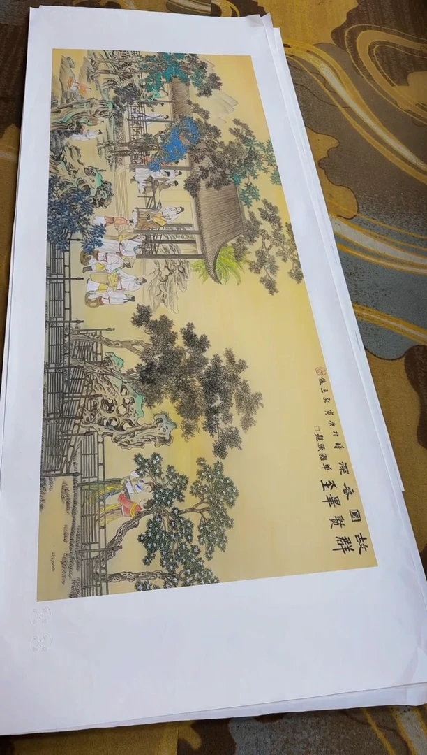 【闪购商品】国画张廷俊春深小六尺作品