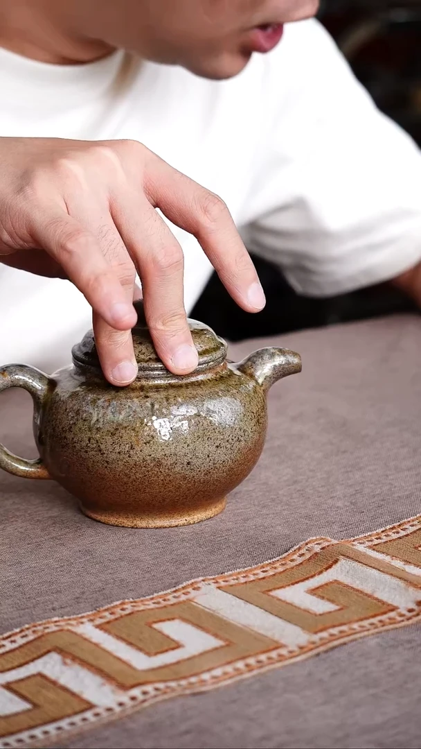 茶壶紫砂宜兴紫砂柴烧