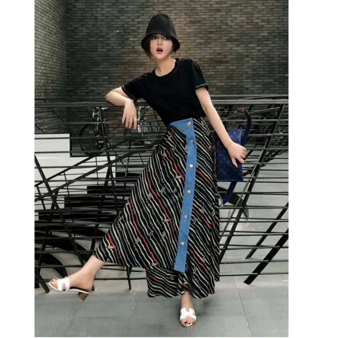 全新未使用 LOEWE/罗意威 双双臻选/vv01750/罗意威半裙/40码