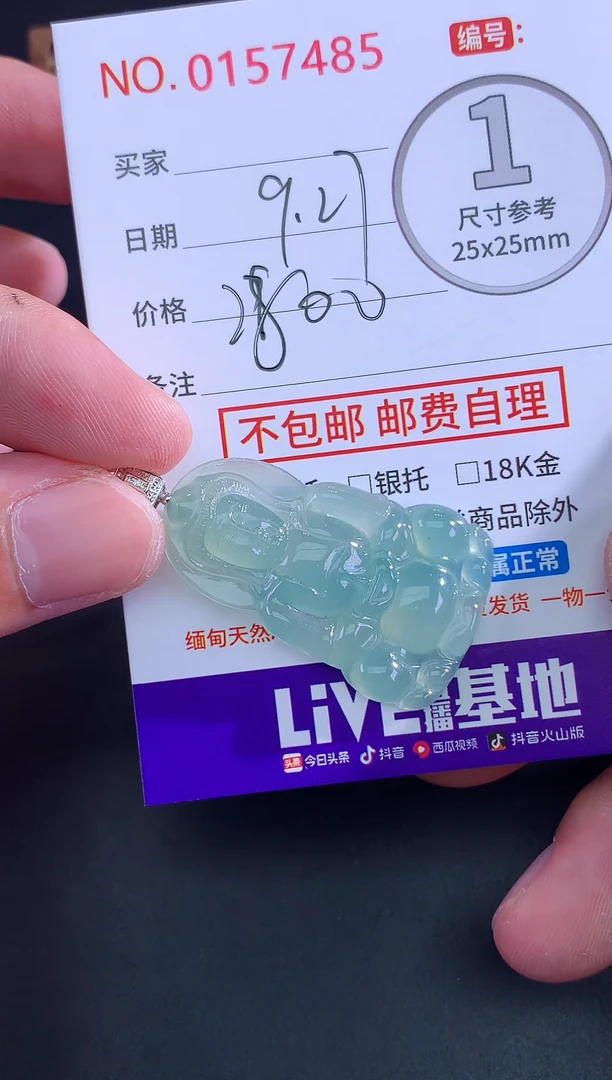 颈饰未镶嵌翡翠-**m天然缅甸A货翡翠