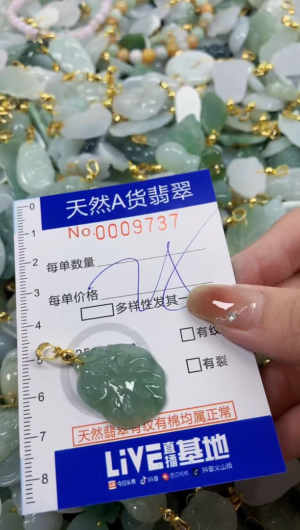 颈饰未镶嵌翡翠天然A货翡翠
