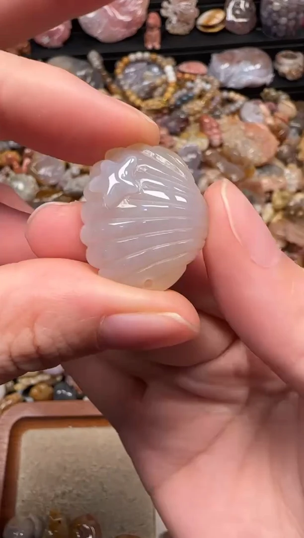 颈饰未镶嵌硅化珊瑚（珊瑚玉）124