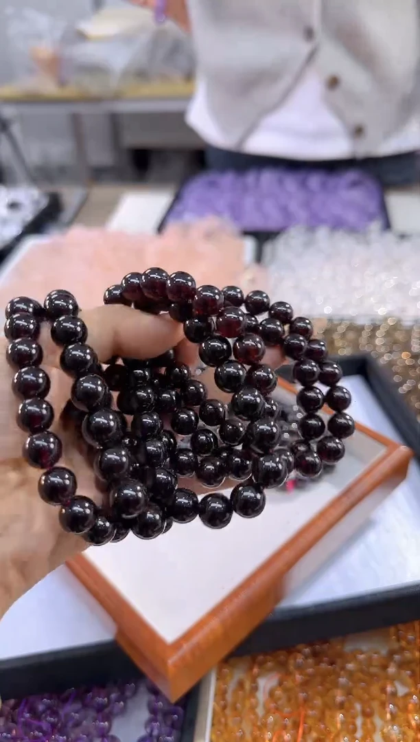 【闪购商品】石榴石手串未镶嵌152/多样性发其一/卡10