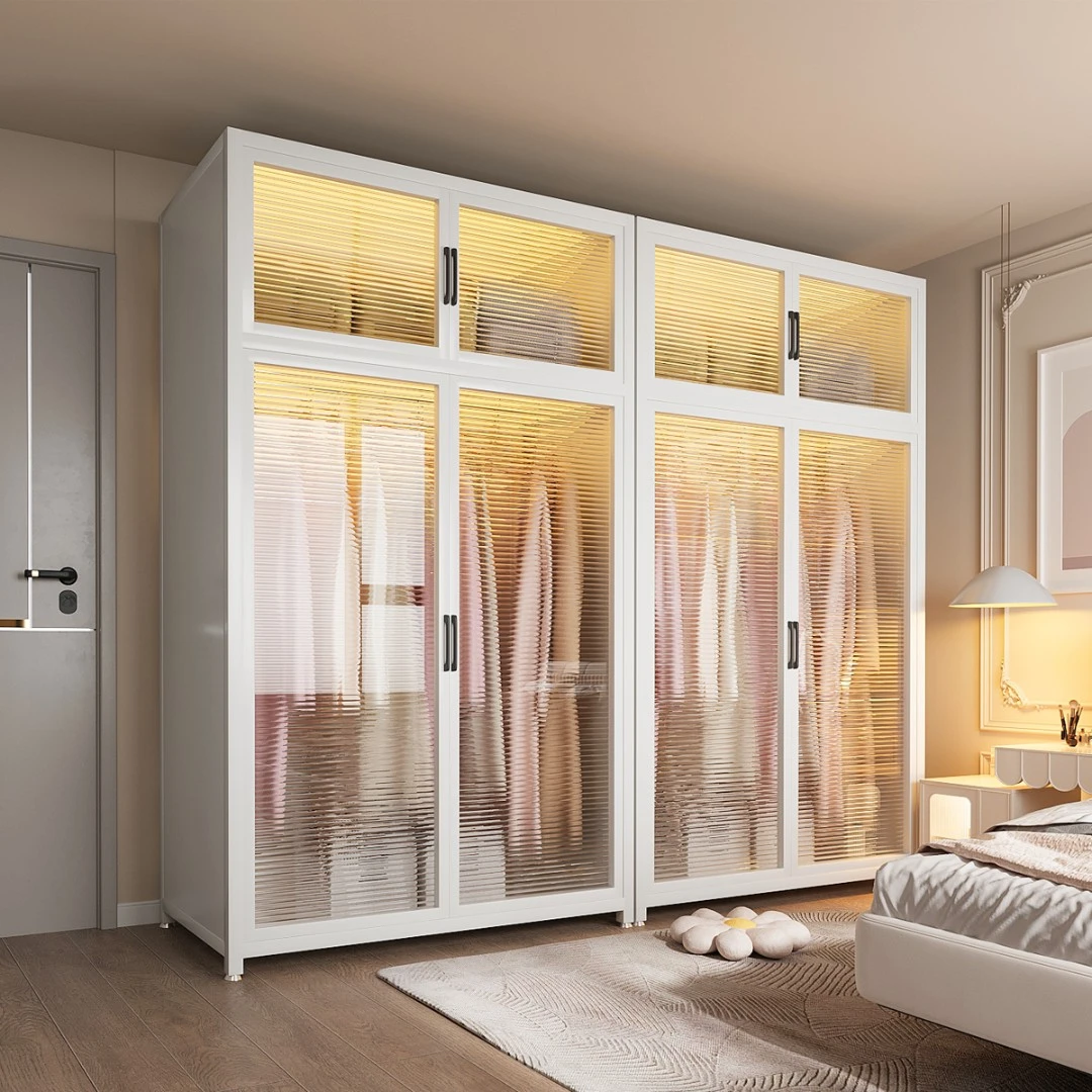 衣柜出租房专用多层大容量衣服收纳柜家用卧室防尘组合衣服储物柜