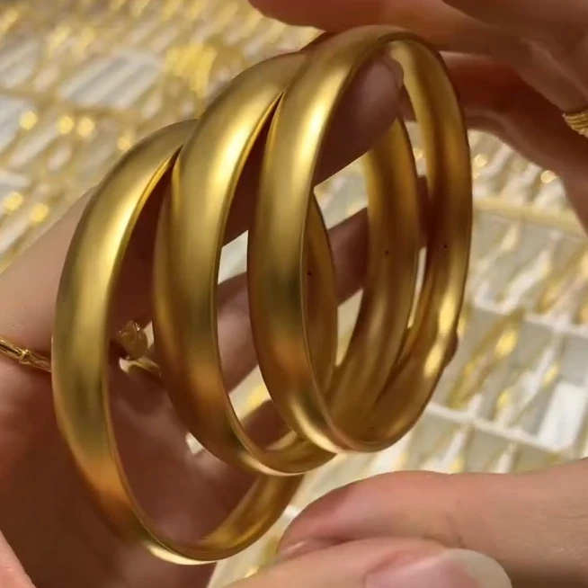 足金手镯1条，宽卡8+|BZJ3