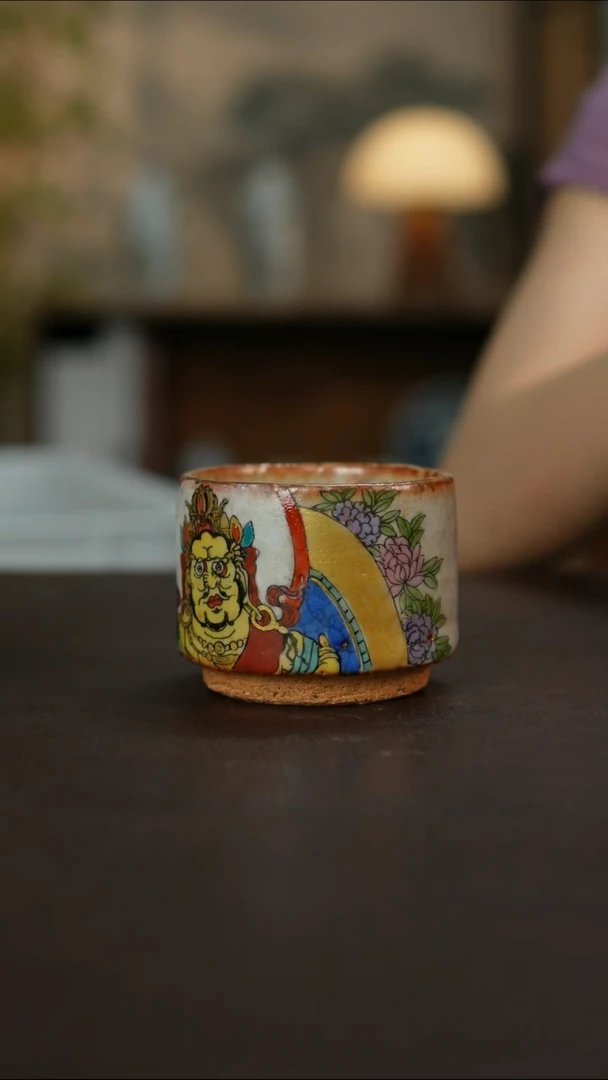 杯景德镇陶瓷杯碗柴烧多人瑕疵