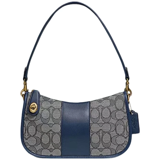 未使用 COACH/蔻驰 COACH经典提花织物SWINGER 手袋OS