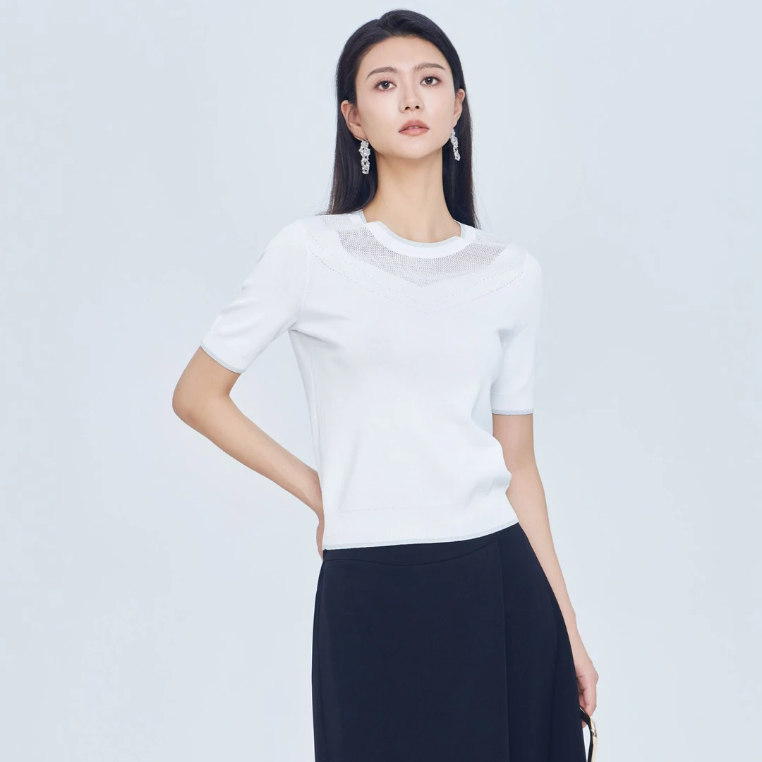 【籽言专属】FINITY 新款针织衫气质时尚休闲气质百搭女 F20SJ1011S