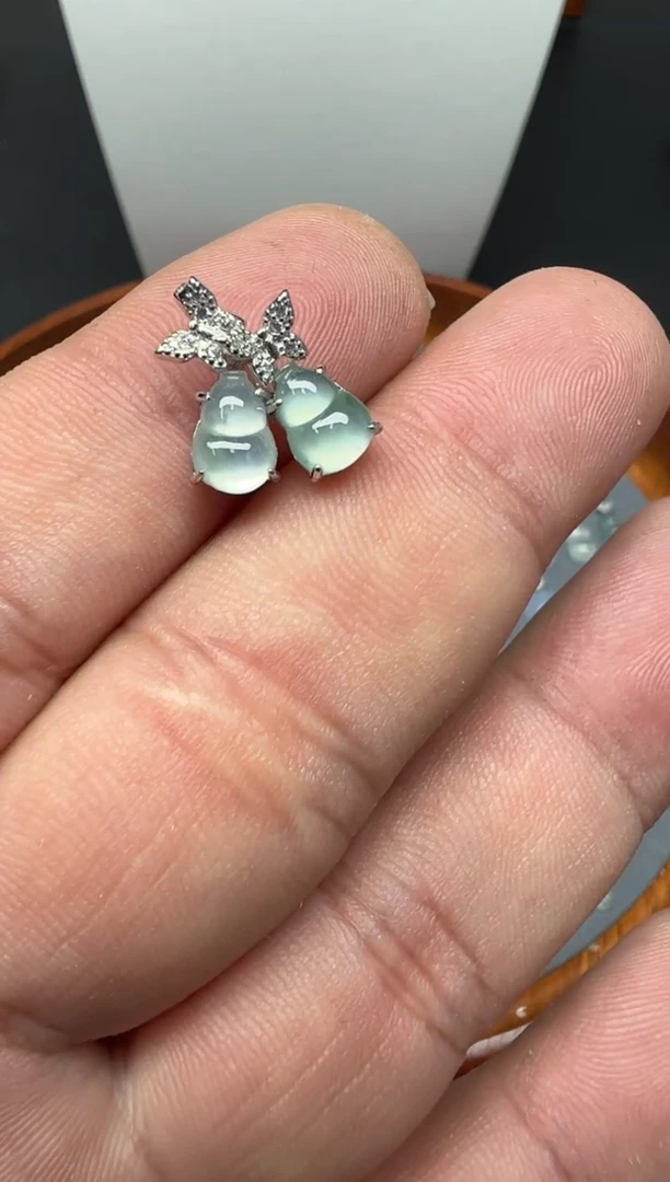 颈饰银S925镶嵌翡翠（12号）纯天然A货缅甸翡翠 锁骨吊坠