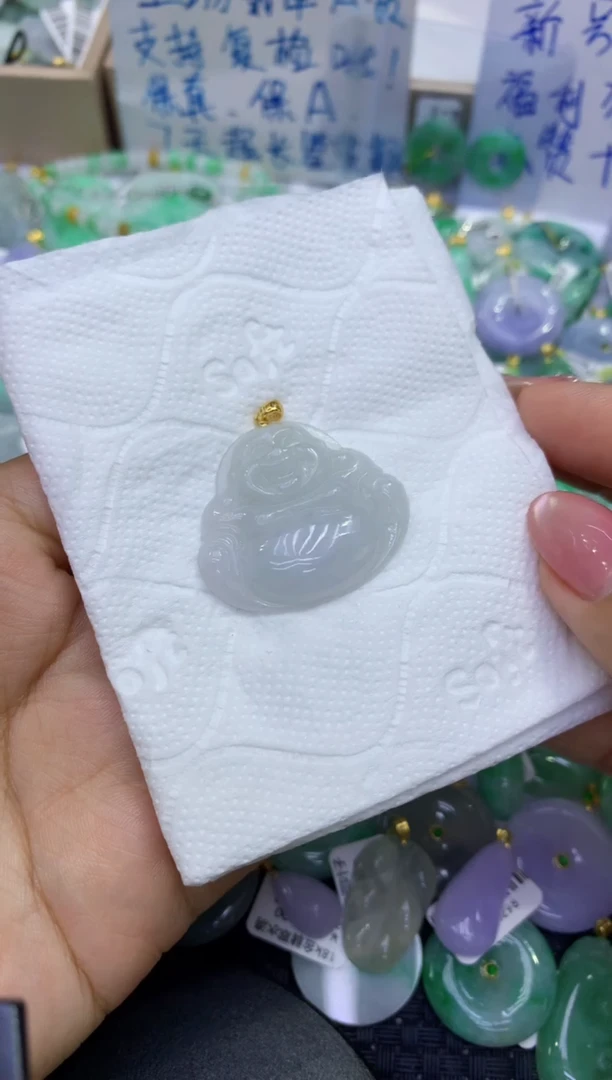 颈饰未镶嵌翡翠天然缅甸A货翡翠