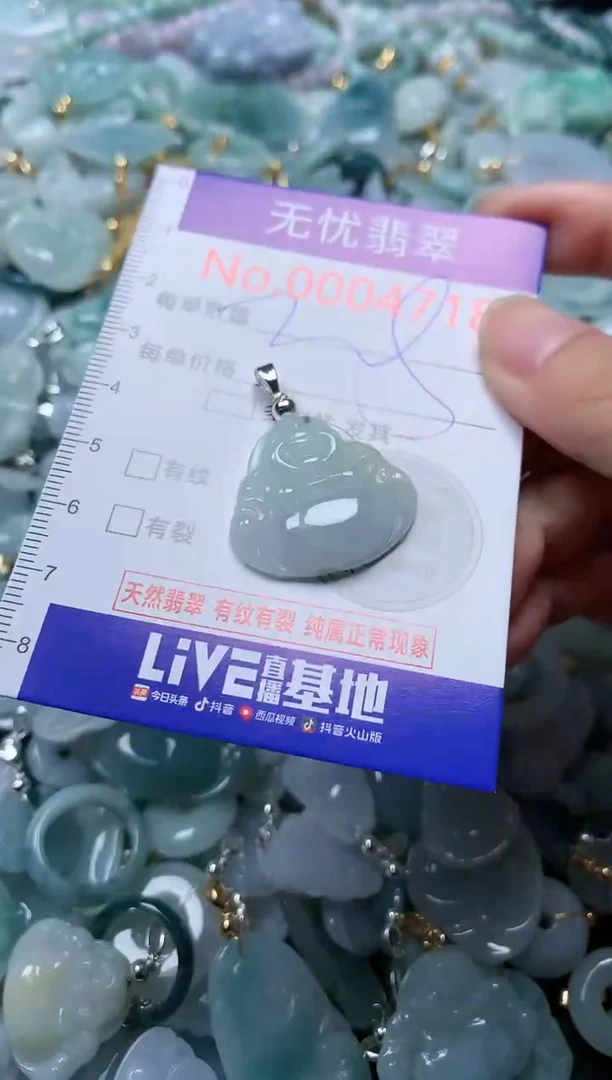 翡翠未镶嵌吊坠(不含链)4718