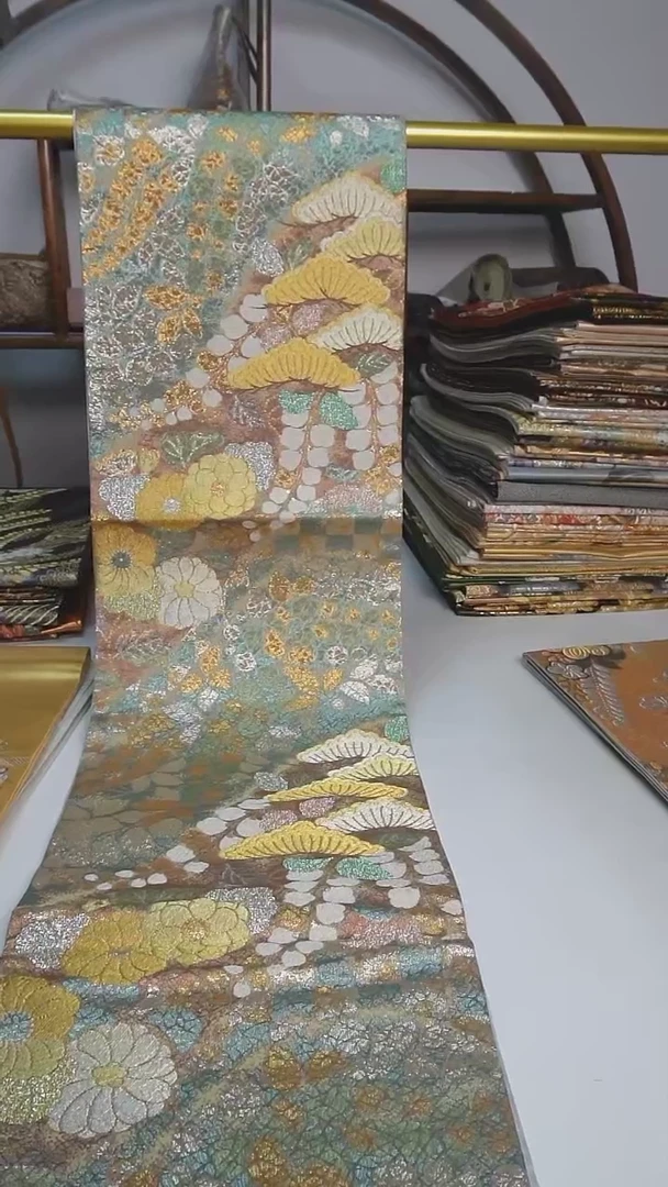 【闪购商品】织绣37西阵织六通松树