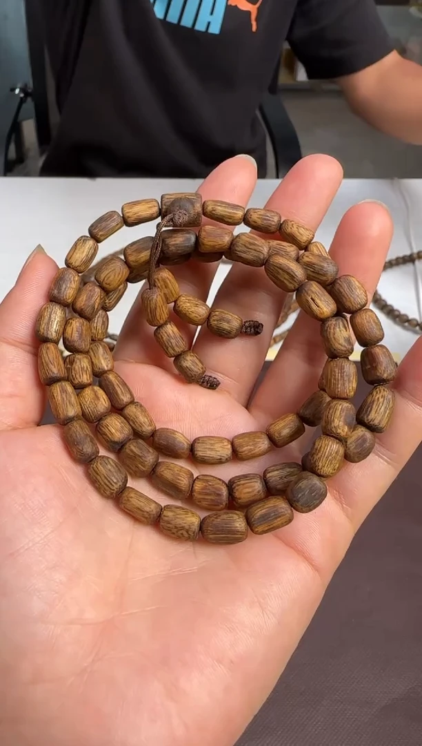 手串沉香金丝油国香绿棋白露树心油三圈设计款多样性发1