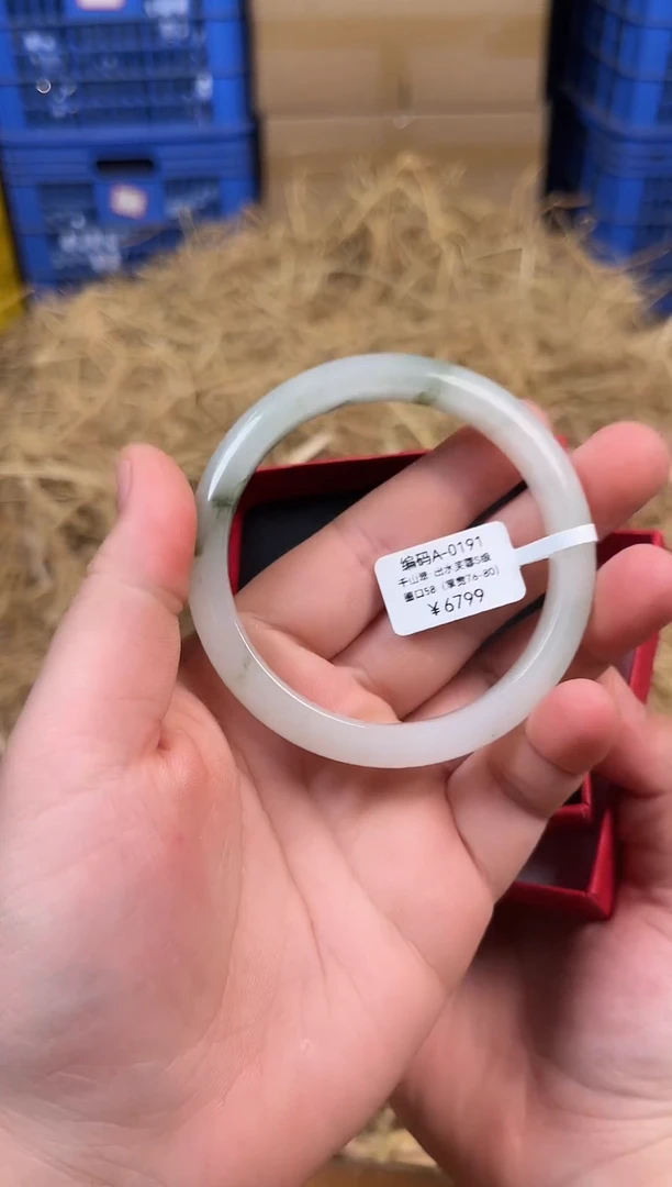 石英质玉（天山翠）手镯未镶嵌所见即所得 编码A0191