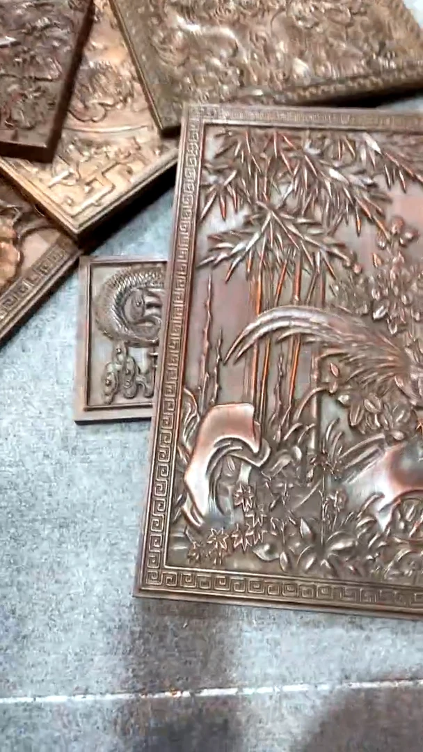 【闪购商品】木A紫檀雕刻板一物一拍以直播间为准