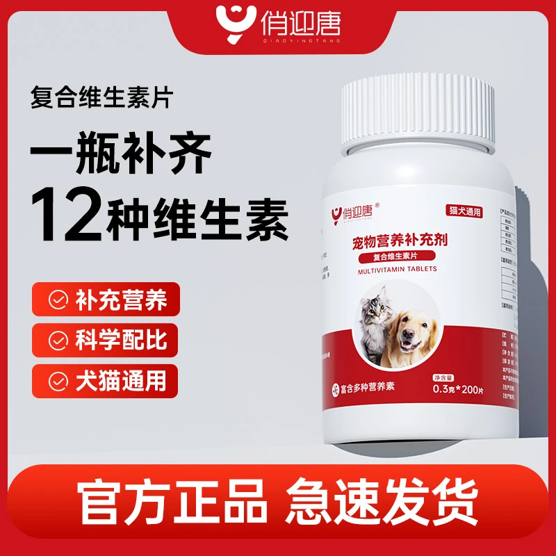 俏迎唐复合维生素C均衡营养美毛护肤孕期滋补增强免疫B族维生素
