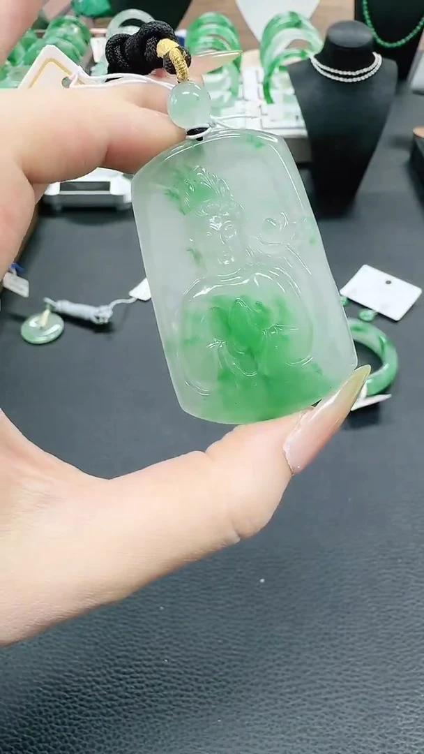 未镶嵌1石英质玉（非洲翠）/9158