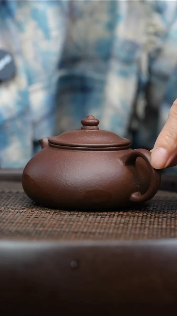 茶壶紫砂紫砂寒江壶-CK