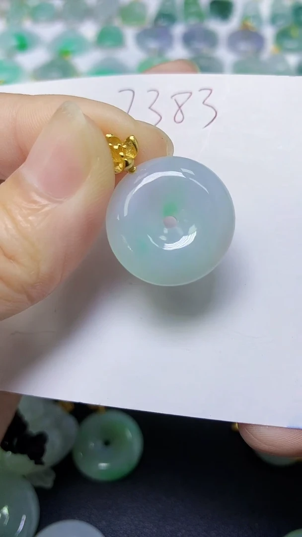 颈饰未镶嵌翡翠天然缅甸A货翡翠百元以上9元证书费自理