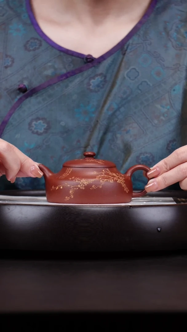 茶壶紫砂悦茗壶紫砂壶            28红皮龙