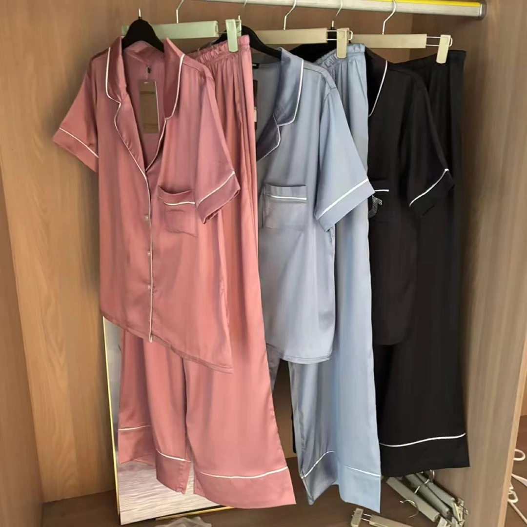 52802绸缎睡衣套装