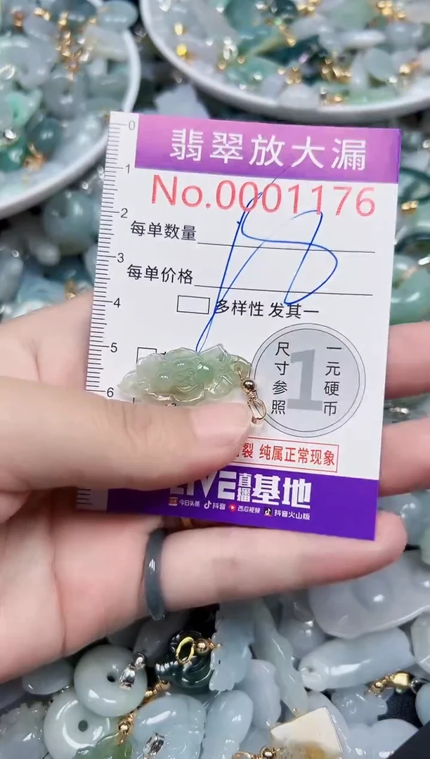 颈饰未镶嵌翡翠1176