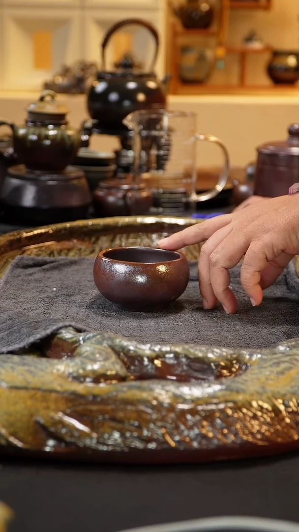 紫砂柴烧纯自然柴烧