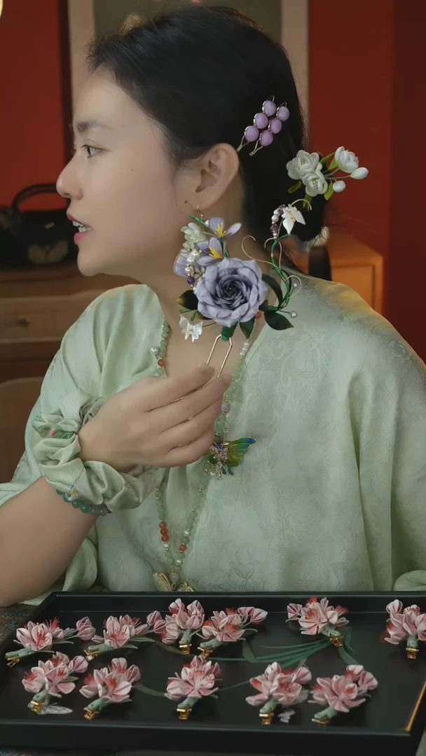 刺绣纯手工非遗国风饰品