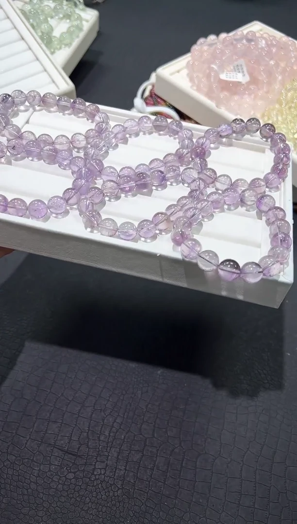 水晶手链未镶嵌82b多样性发其一【1条】默认微瑕12mm