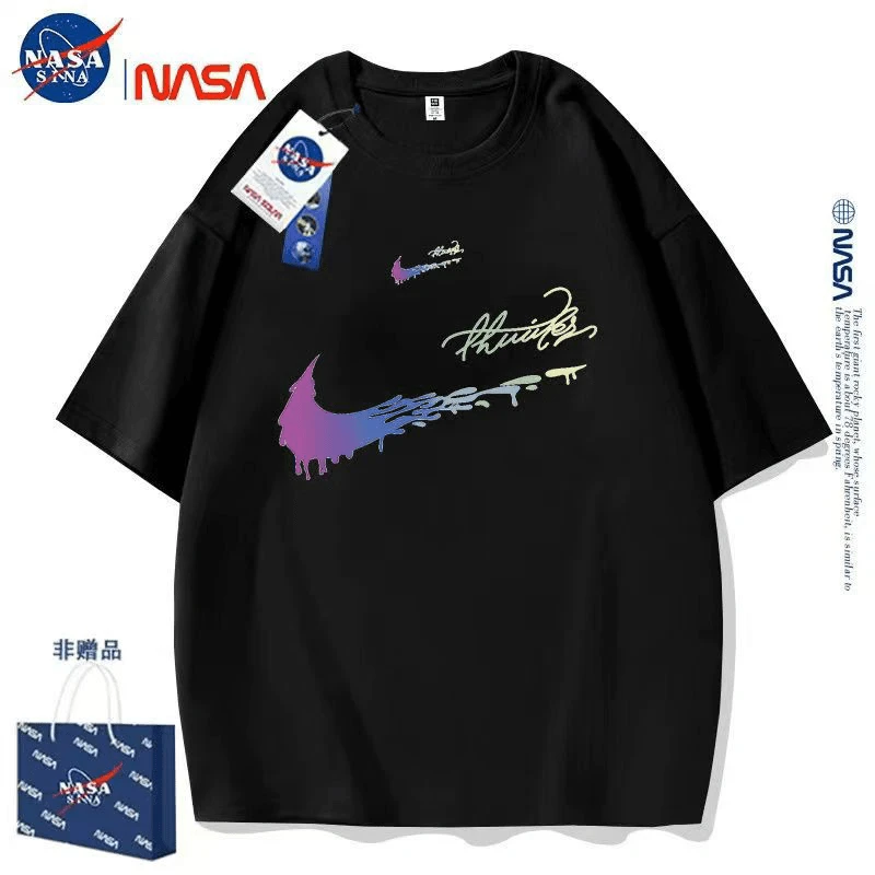 【三折专区】官方正版2025夏季新款短袖T恤情侣上衣女运动休闲半袖