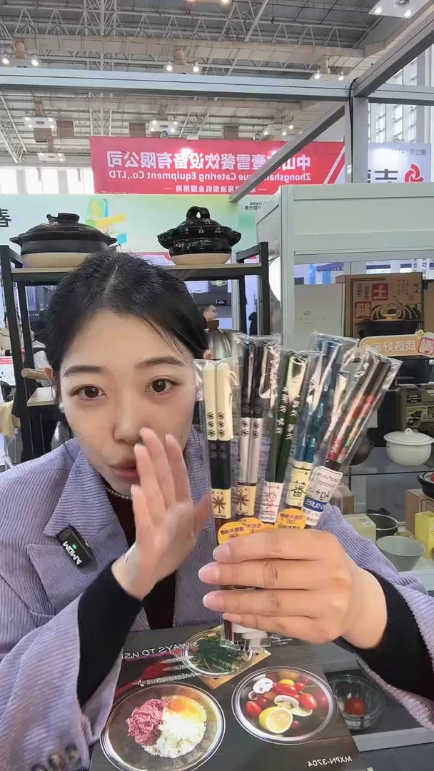 【闪购商品】1日本进口实木筷子 五双