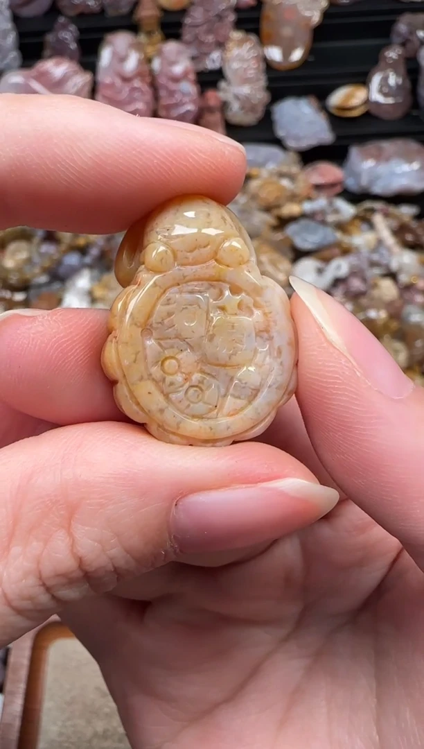 颈饰未镶嵌硅化珊瑚（珊瑚玉）521