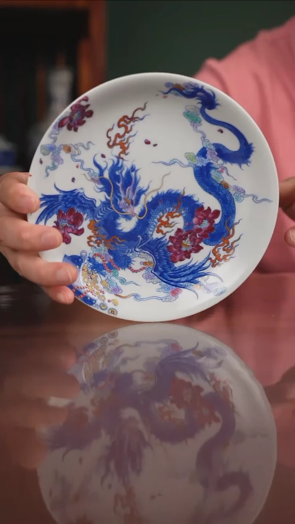 空山明月新派斗彩