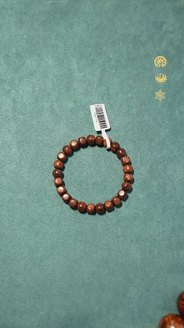 手串/手链黄花梨/降香黄檀思**厚海南黄花梨老料9mm星六方