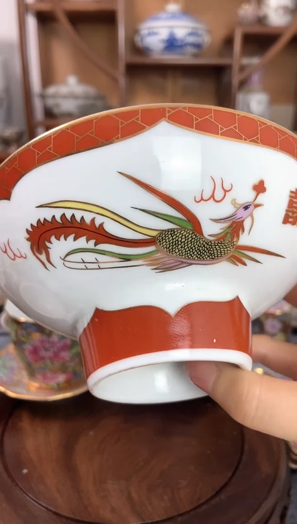 瓷片微瑕景德镇窑厂瓷摆件单件