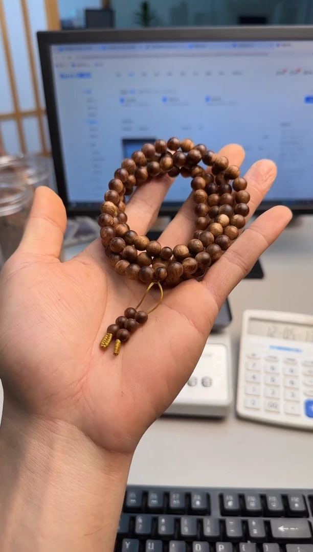 手串沉香芽庄红土沉香