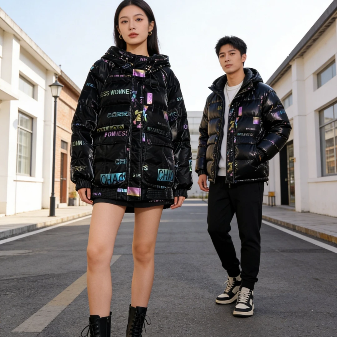 【666】品牌撤柜  TA家亮面羽绒服 秋冬新款女装上衣