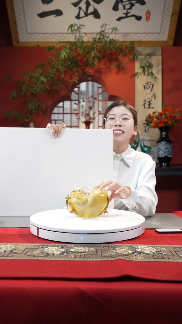 【闪购商品】琉璃手工艺品摇摇猪